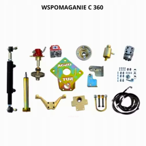 Wspomaganie Do Ursusa C-360 Oś płaska Oś Okrągła Napęd z koła pasowego AGRO-TUR