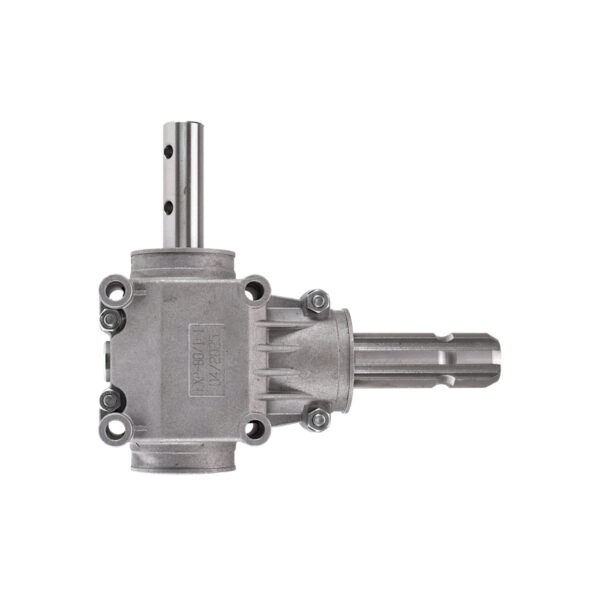 Przekładnia kątowa do rozsiewacza nawozów 1:1 rozstaw śrub 80 mm - obrazek 2