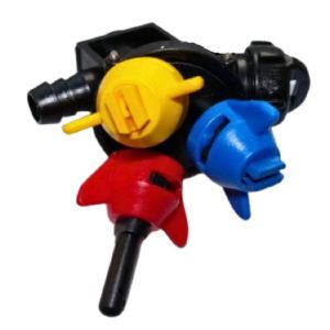 Oprawa rozpylacza potrojna